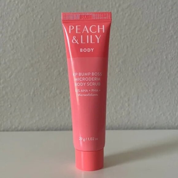 $3💗 PEACH & LILY KP Bump Boss Microderm Body Scrub - Picture 1 of 3
